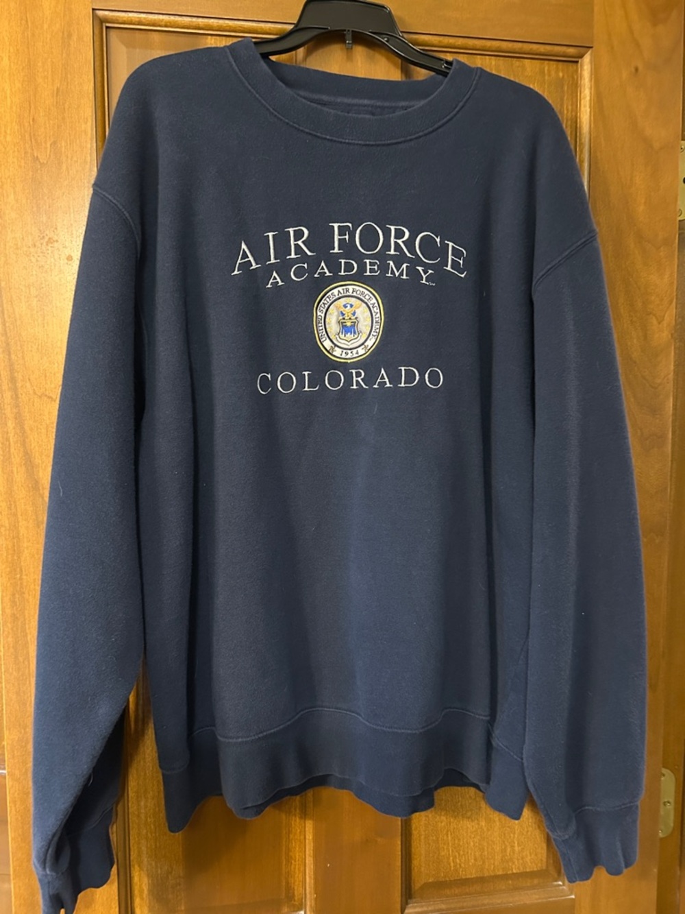Jansport Navy Air Force Academy Colorado Crewneck Sweatshirt - Navy